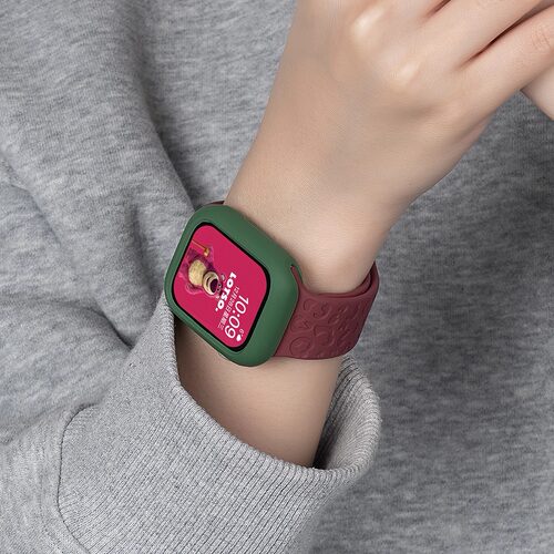 匠戴适用iwatch八字扣硅胶表带