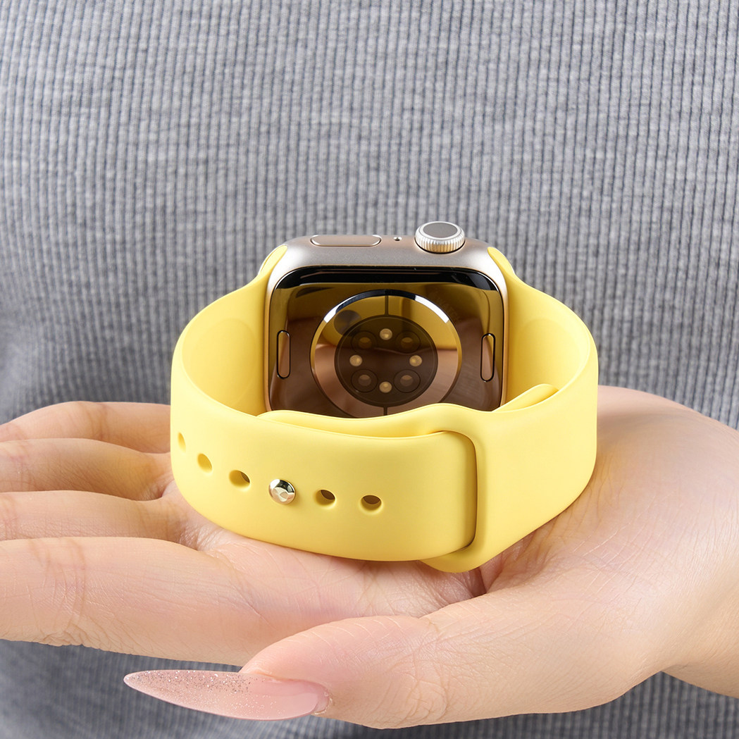 匠戴适用iwatch多色硅胶表带图片