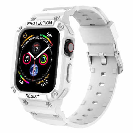 适用iwatch8表带applewatch8液态S8硅胶一体S7苹果SE手表S6保护壳6全包7代10运动40腕带S10潮牌44男女高级感