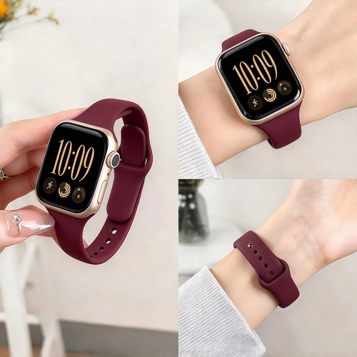 匠戴适用iwatch小蛮腰硅胶表带