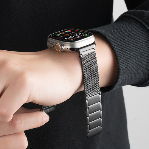 匠戴适用iwatch金属编织磁吸表带