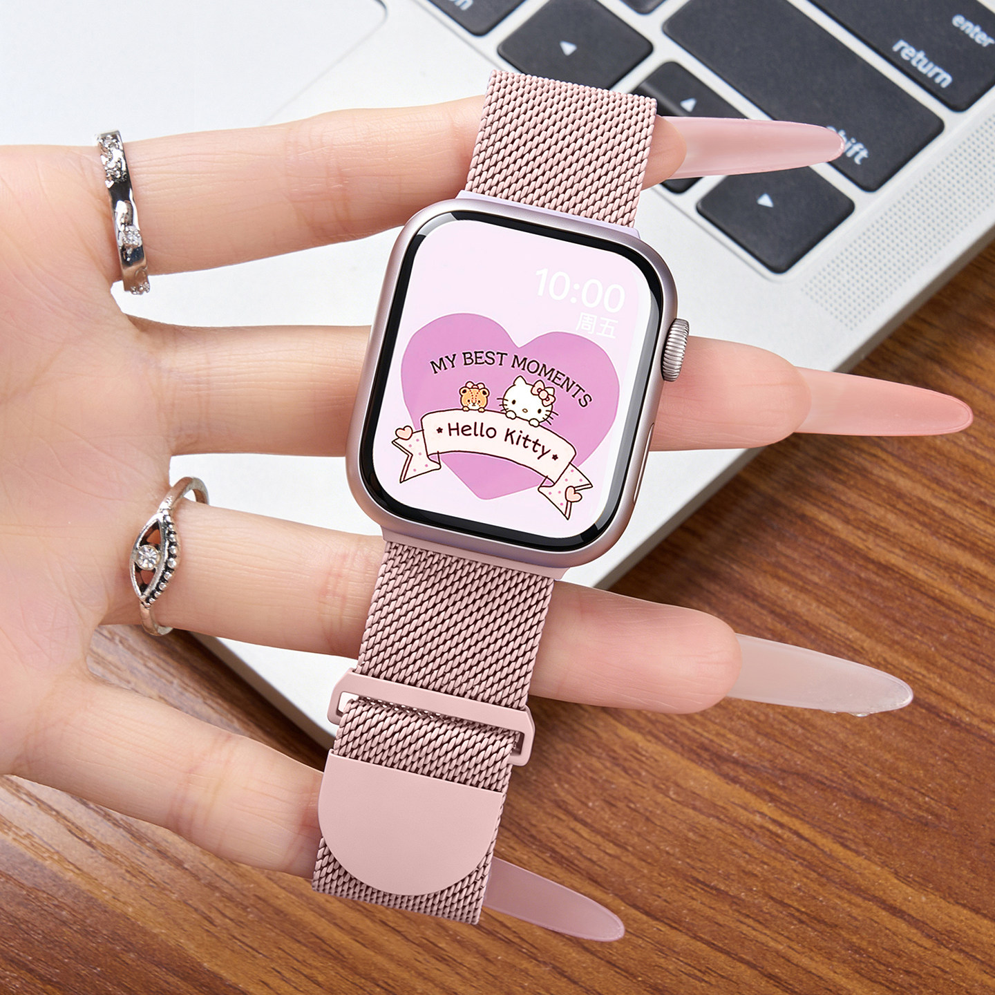 匠戴适用iWatch米兰尼斯表带