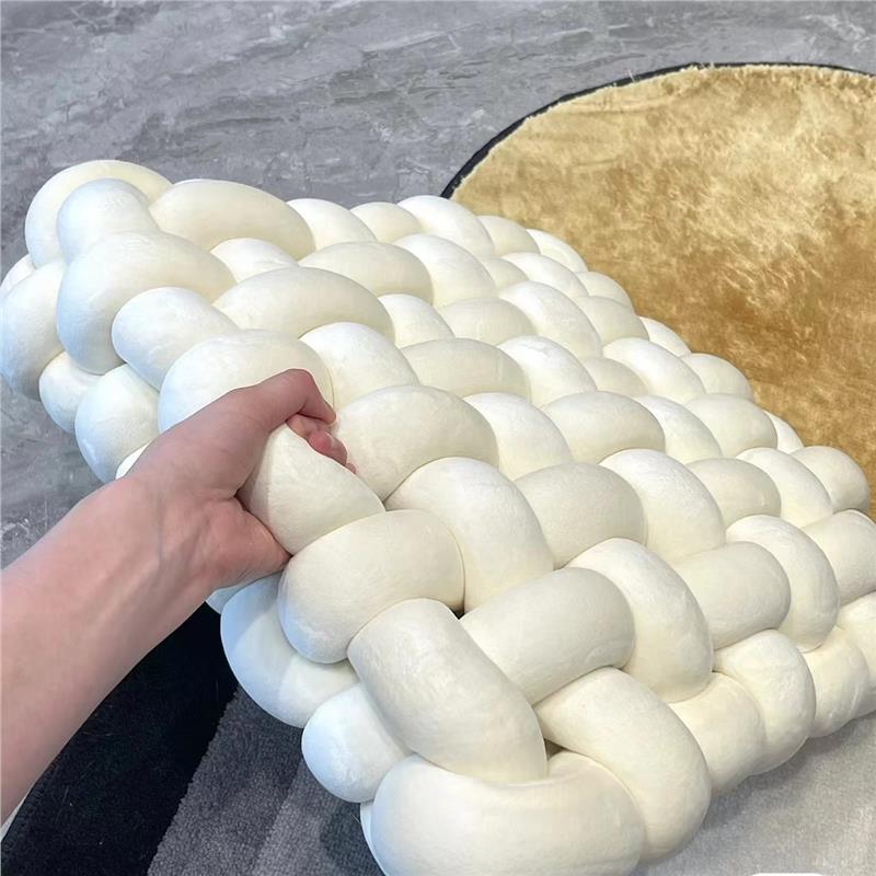 小红书同款方形编织软厚沙