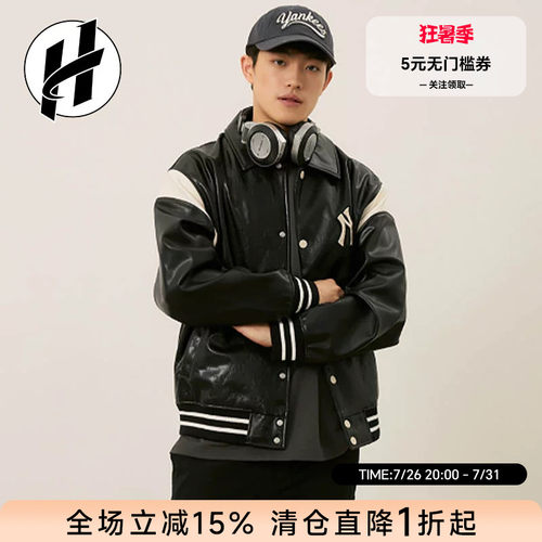 MLB老花系列早秋休闲风棒球服