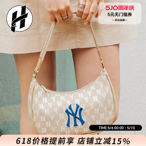 MLB单肩包圣诞腋下包男女同款