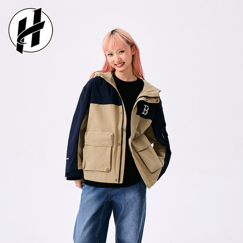 MLB情侣防风夹克冲锋衣