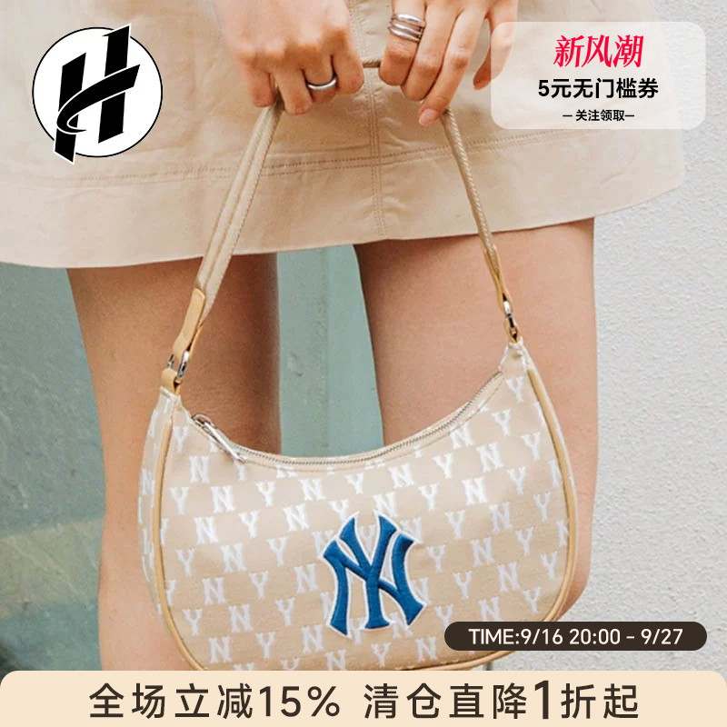 MLB单肩包圣诞腋下包男女同款										