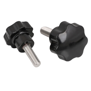 M6M8M10 加大星形把手柄螺丝 七星胶头胶木梅花手拧螺栓旋钮顶丝