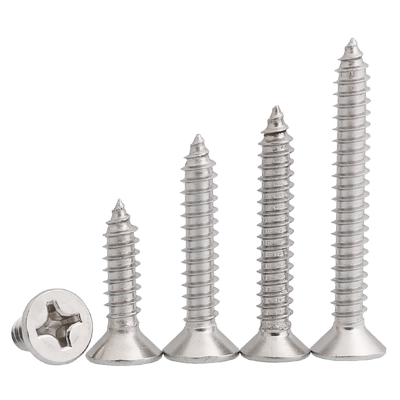 包邮十字加长尖头面板安装木螺丝