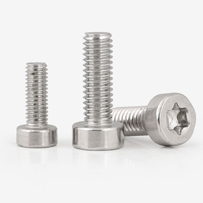 304不锈钢GB2671.1薄圆柱头梅花螺丝杯头防盗六星钉 M1.6M4M5M6