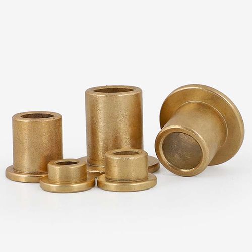 法兰铜套粉末冶金带垫轴承含