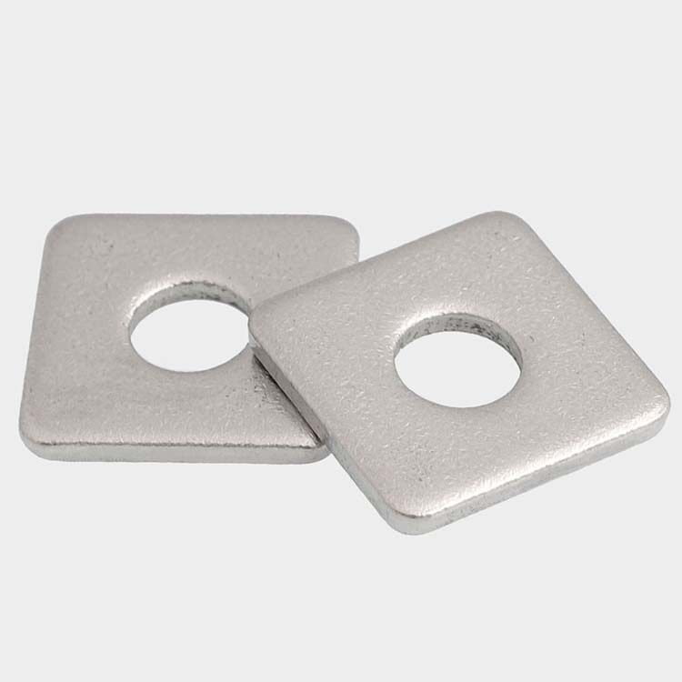 m3-m20 304不锈钢四方幕墙用垫片方平介子方型正方形垫圈金属方垫
