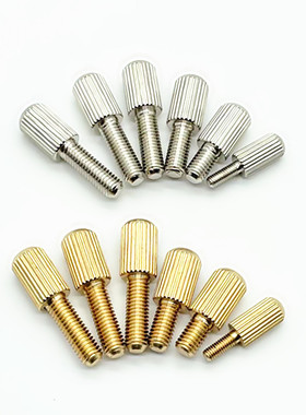 GB836黄铜小头手拧螺丝钉铜手扭调节螺栓M2M2.5M3M4M5-M6*6/10/20