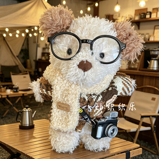 jellycat18cm潦草小狗娃衣秋冬毛裙套装little系列送朋友生日礼物