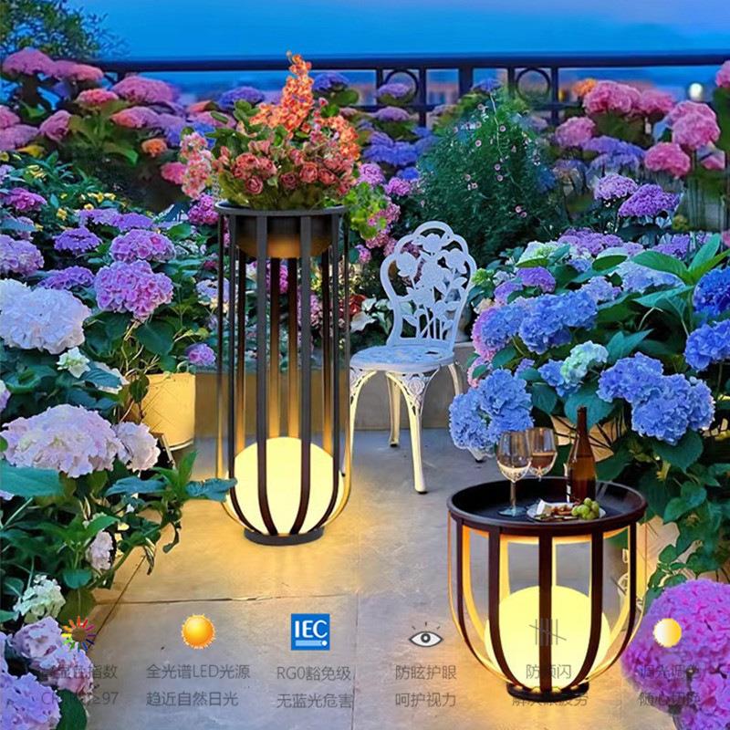 太阳能户外庭院灯防水灯草坪灯落地灯室外花架灯别墅露台花园灯