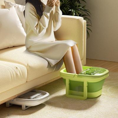 可折叠泡脚桶家用带盖保温加厚足浴盆过小腿按摩洗脚盆宿舍泡脚盆