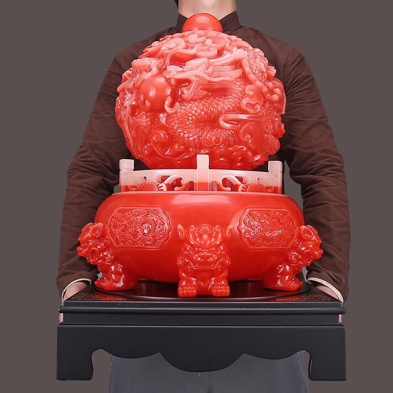 BK9K九转乾坤鼎摆件家居客厅电视酒柜装饰品办公室桌开业乔迁