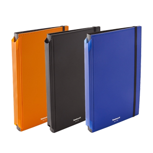 逻辑旗舰店Logical A4对折板夹携带方便不易留痕书文件夹附绑带GOOD DESIGN Nakabayashi仲林出品