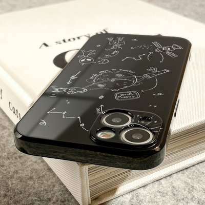 JTK Studio · 外星元素线条涂鸦英文 · Protective shell