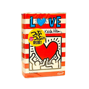 日本本土sagami相模哈斯凯林纪念款凸点颗粒防脱中号5只避孕套