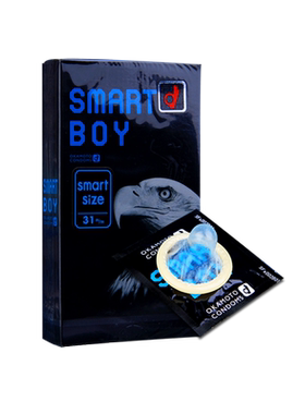 日本本土冈本OKAMOTO安全套smart boy鹰小号避孕12只S码水溶无硅