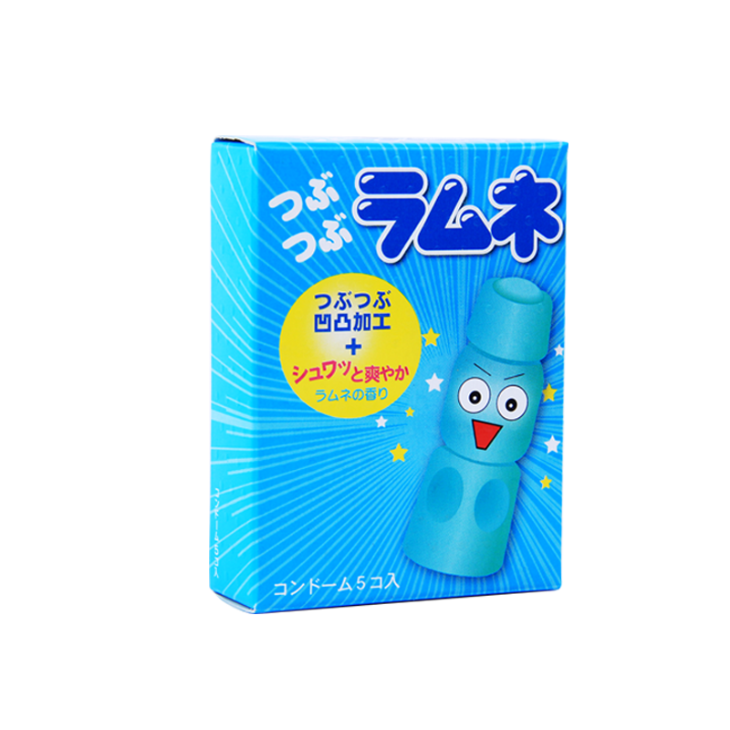 日本进口sagami相模粒粒波子汽水味清凉凸点颗粒带刺狼牙刺激5只