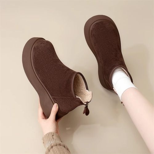 马丁靴女款2025新款爆款英伦风厚底勃肯鞋子秋冬加绒女鞋百搭短靴