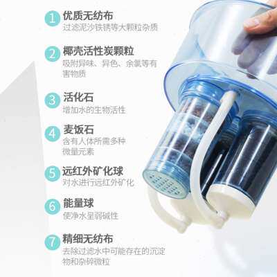 华乐仕小型过滤饮水机净水器家用直饮台式净饮一体机自来水免安装