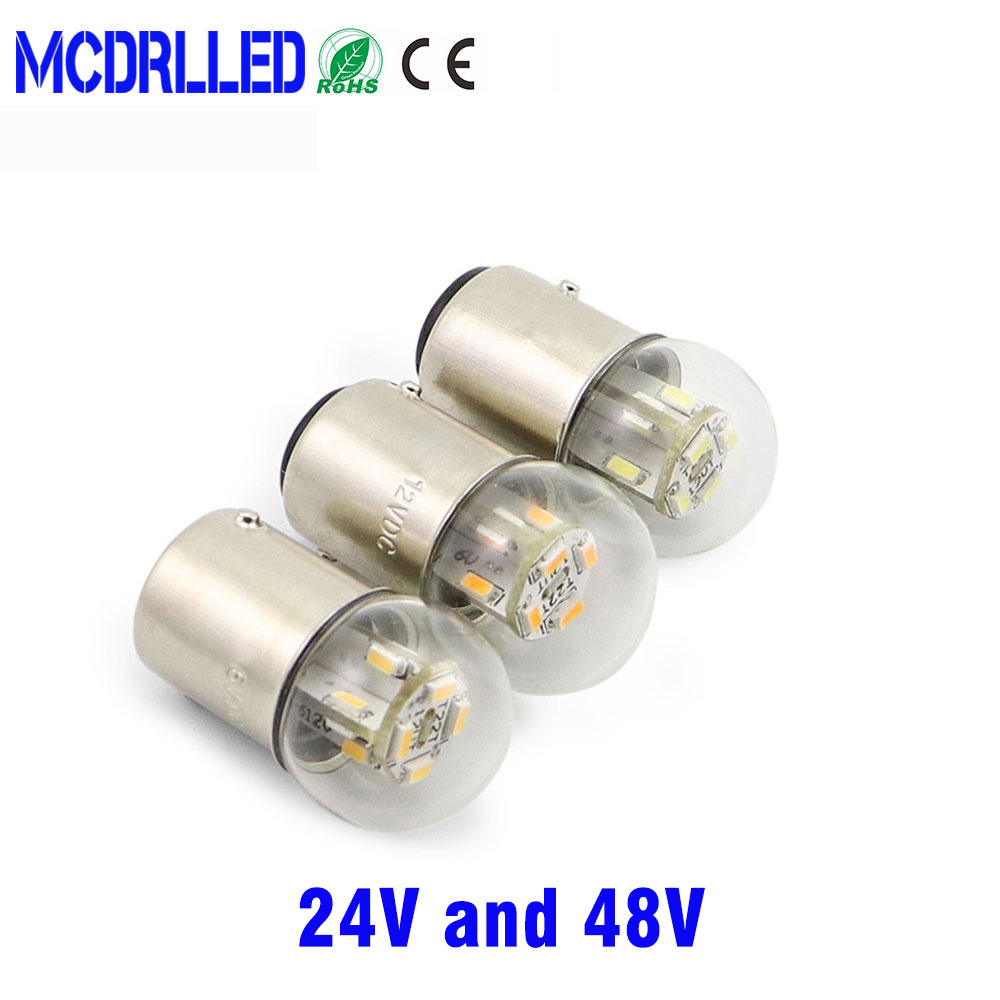 led汽车灯g18 LED灯泡 48V LED车灯 R5W 摩托车转向灯 汽车零部件/养护/美容/维保 边灯 原图主图