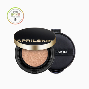韩国Aprilskin魔法雪白遮瑕气垫3.0 正装+替换 巨遮瑕气垫