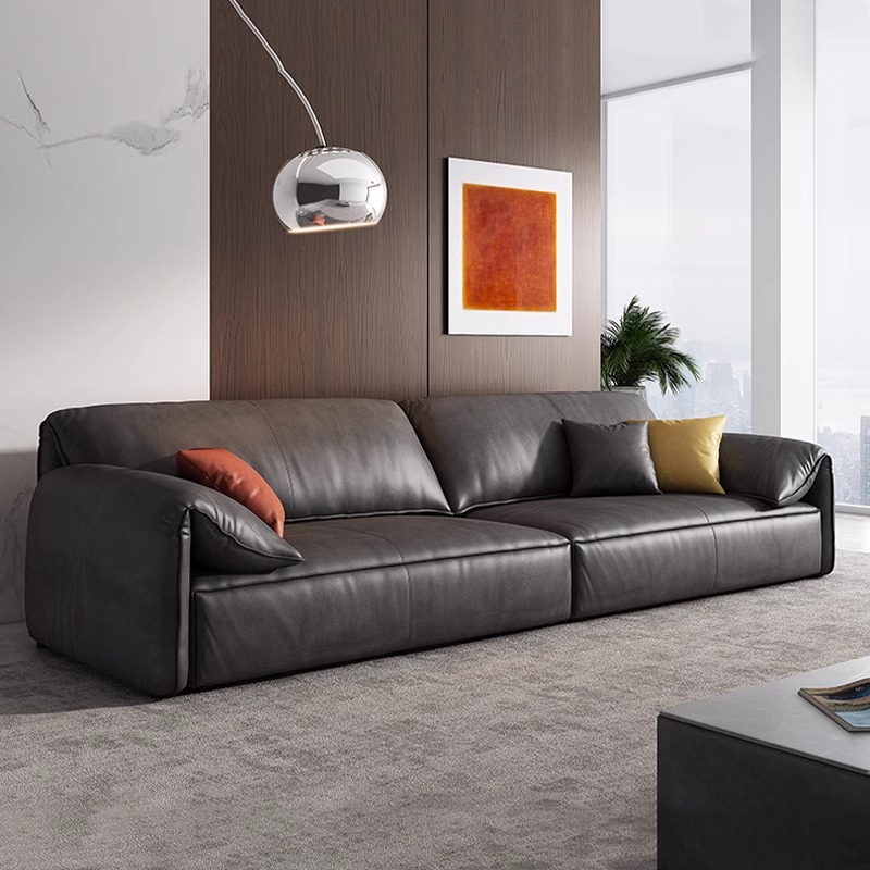 办公室简约现代轻奢沙发真