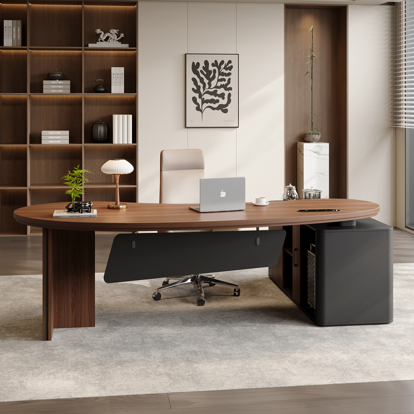 办公家具大班台老板桌办公室总裁桌主管桌经理桌大气办公桌椅组合