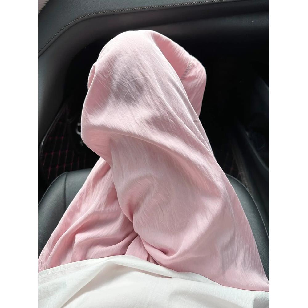 多巴胺浅粉色山本裤子女大码胖mm休闲裤宽松慵懒风夏天显瘦阔腿裤