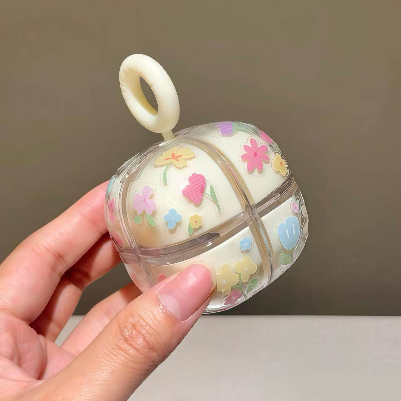 药锭分装盒花漾小魔方药盒密封