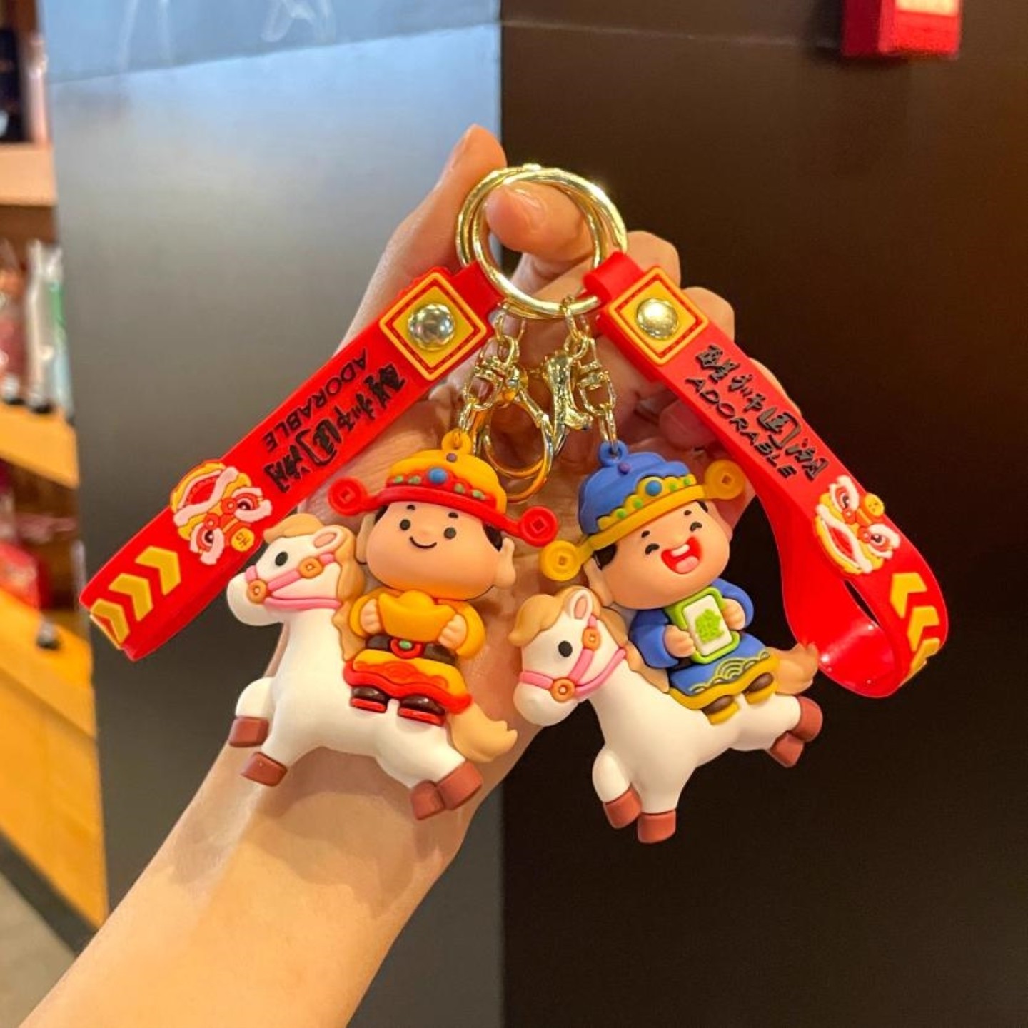 2026马年吉祥物小红马挂件新年本命年生肖挂饰包包挂件年会钥匙扣