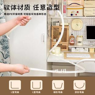通用型家用上床下子桌帘轨道滑免打下孔遮挡帘滑宿舍上铺桌遮光轮