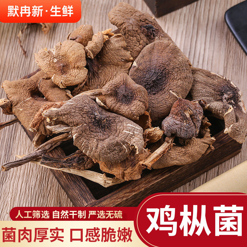 【现货】野生菌鸡纵菌100g云南特产油鸡枞菌蘑菇干鸡枞鸡枞菌包邮