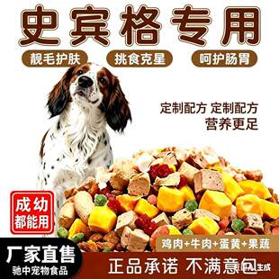 史宾格专用幼犬成犬10斤狗粮牛肉味营养852145大包装通用型满月后