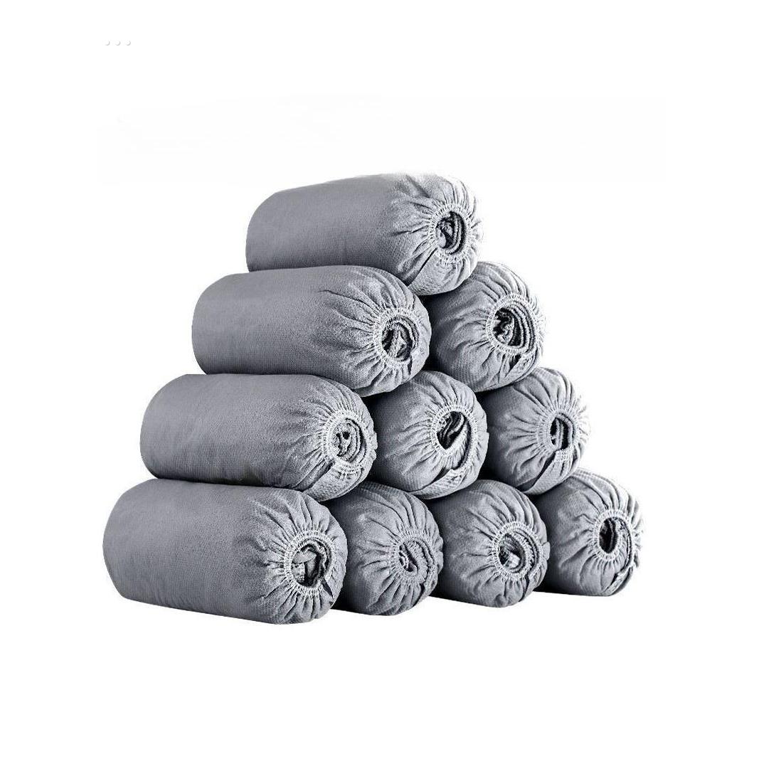 大码一次性鞋套室内加厚耐磨无纺布防尘机房学生成人儿童脚套