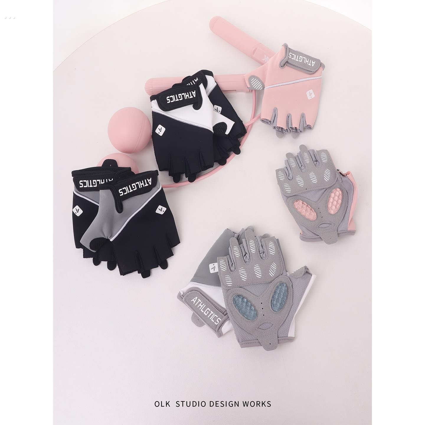 健身手套男半指防滑耐磨户外器械运动手套薄款夏季单车骑行手套女