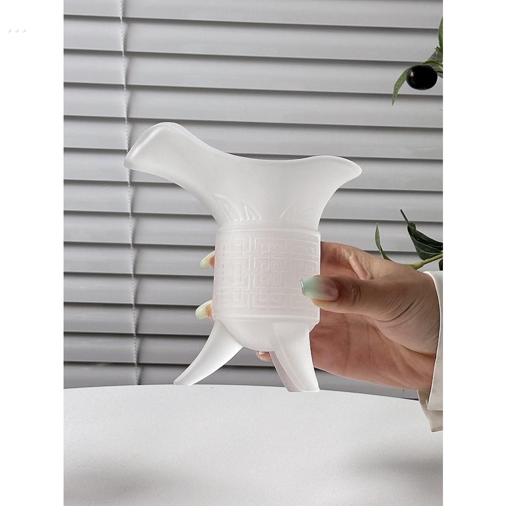 磨砂质感创意彷古酒樽玻璃杯白酒杯分酒器古代帝王爵杯家用烈酒杯