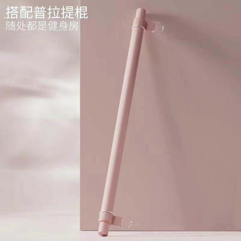拉力绳推拉杆瑜伽普拉提棒二节多功能健身深蹲美背健身棒卧拆卸杆