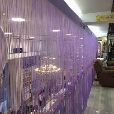 线帘门帘挂帘加密隔断玄关客厅装饰酒店婚庆豪华加粗流苏帘服装店