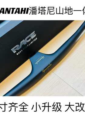 RPANTAHI山地车自行车一体碳纤维车把超轻单车直把把横舒适一体把