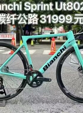 比安奇bianchi sprint ut8020公路碟刹破风碳纤维整车