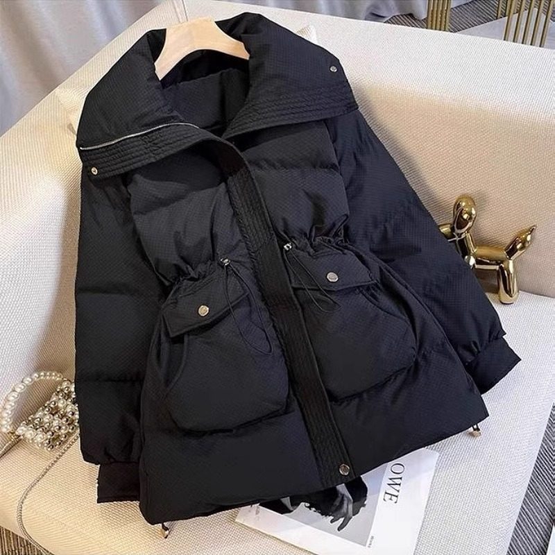 冬季新款大码女2024收腰高级感棉服胖mm宽松加厚显瘦棉衣外套,女装/女士精品,大码棉服,淘宝优惠券,粉丝福利购,淘宝优惠卷