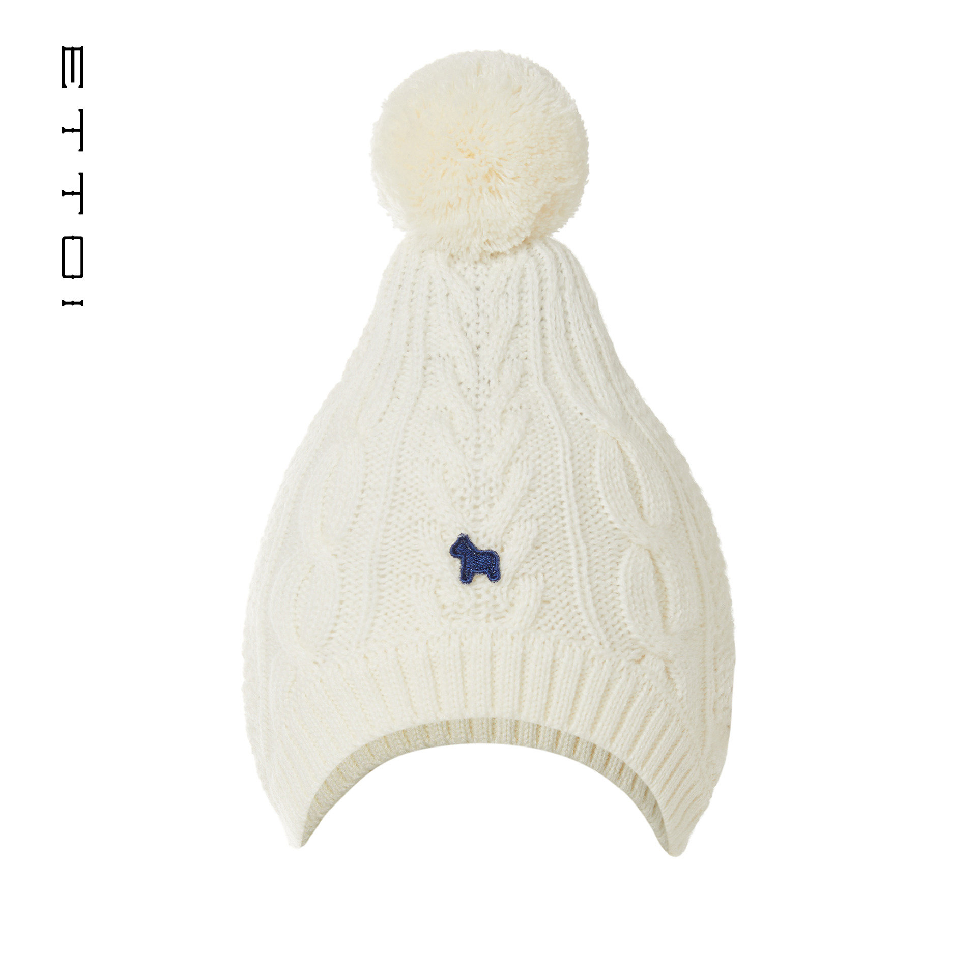 【绵羊毛】ETTOI爱多娃儿童毛球针织保暖百搭毛线帽2025冬季新款,童装/婴儿装/亲子装,帽子,淘宝优惠券,粉丝福利购,淘宝优惠卷