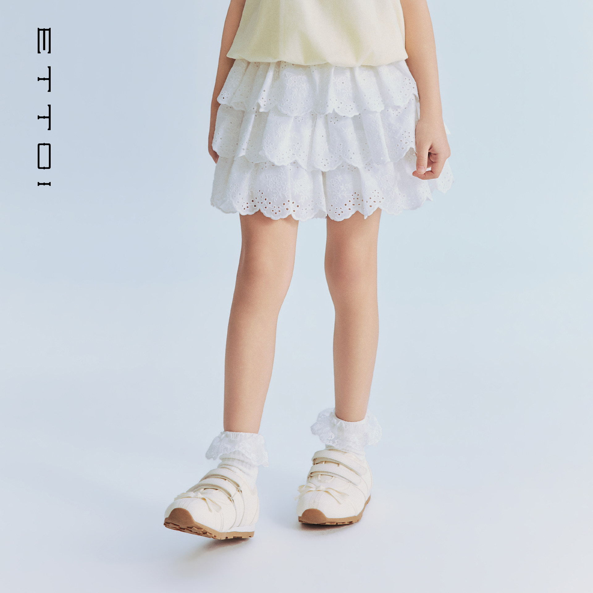 【朗姿集团】ETTOI爱多娃2025新款半身裙洋气百搭公主蛋糕裙女童
