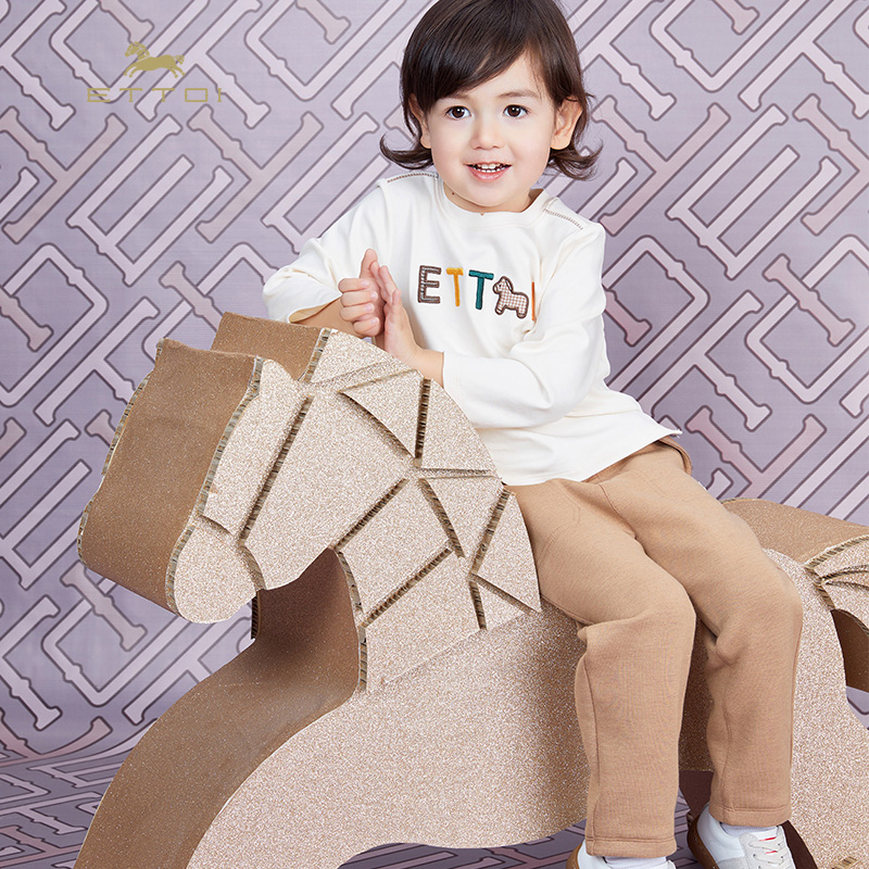 ettoi爱多春秋针织长裤