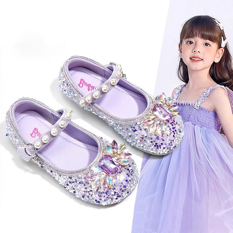 真皮女童公主鞋小皮鞋